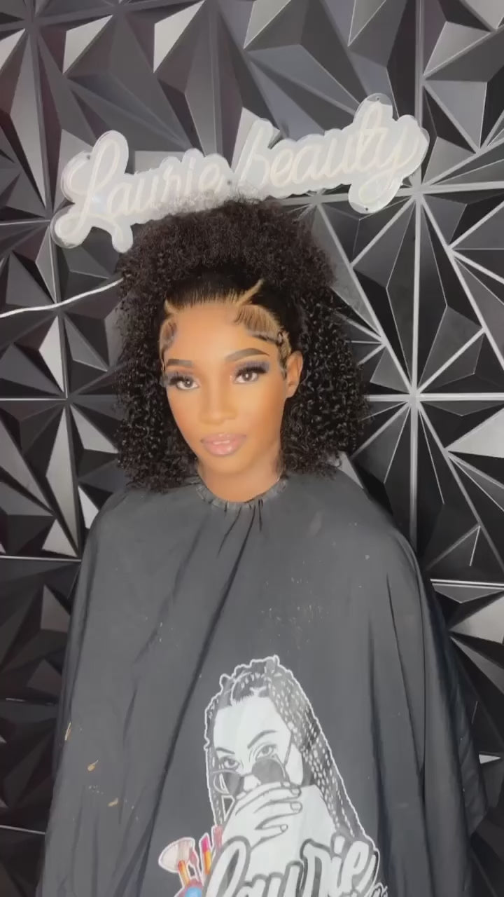 double drawn kinky curly 200% density